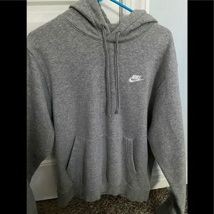 grey nike hoodie (decently oversized)